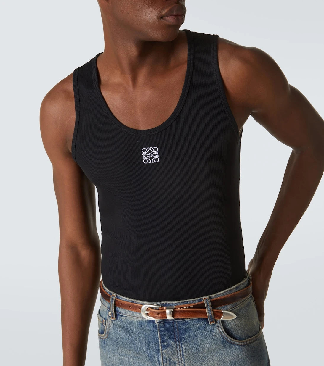 Loewe - Anagram cotton-blend tank top