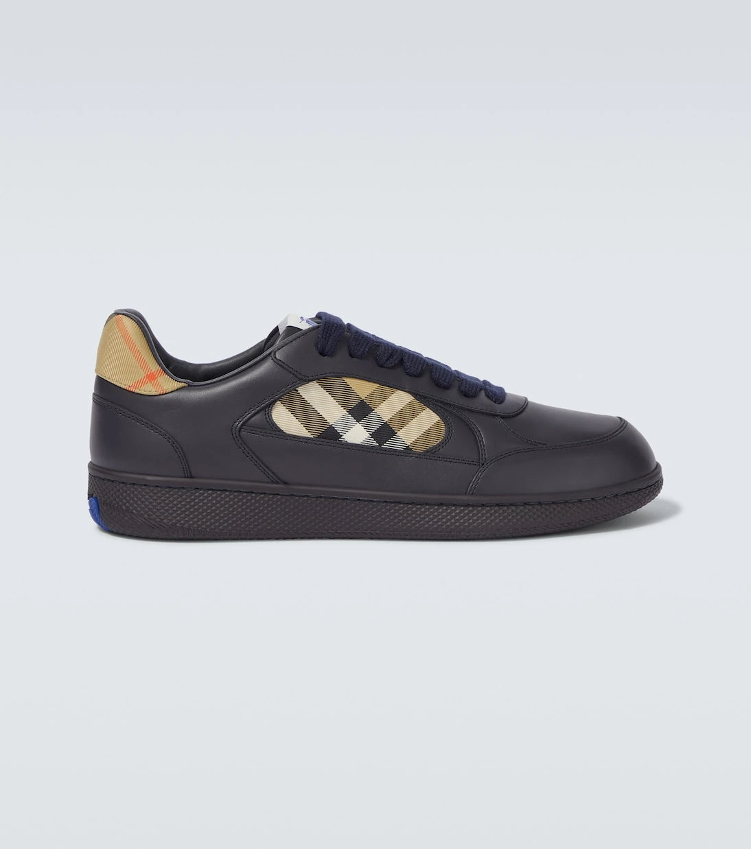 Burberry - Terrace Burberry Check leather sneakers