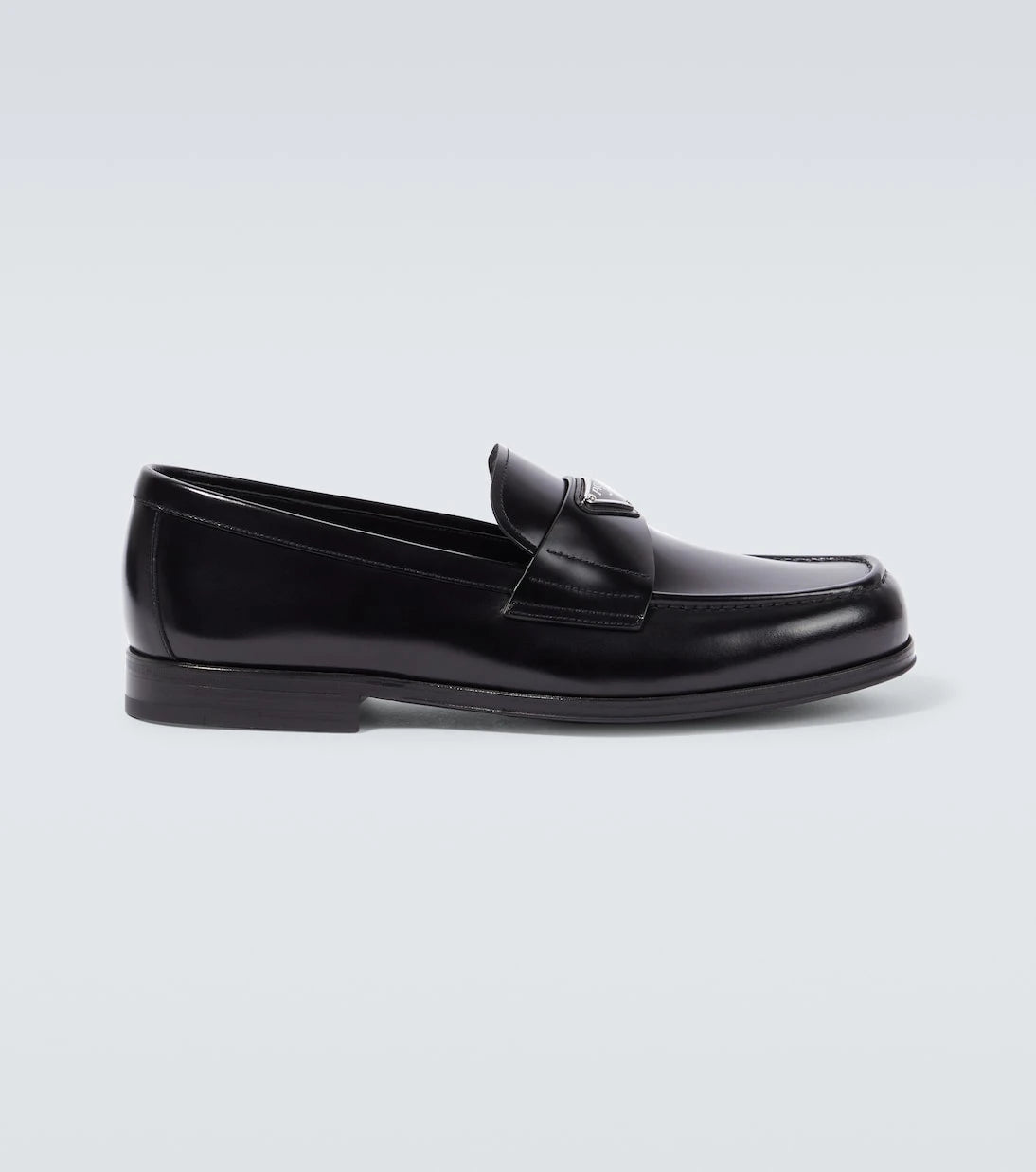 Prada - Brushed leather loafers
