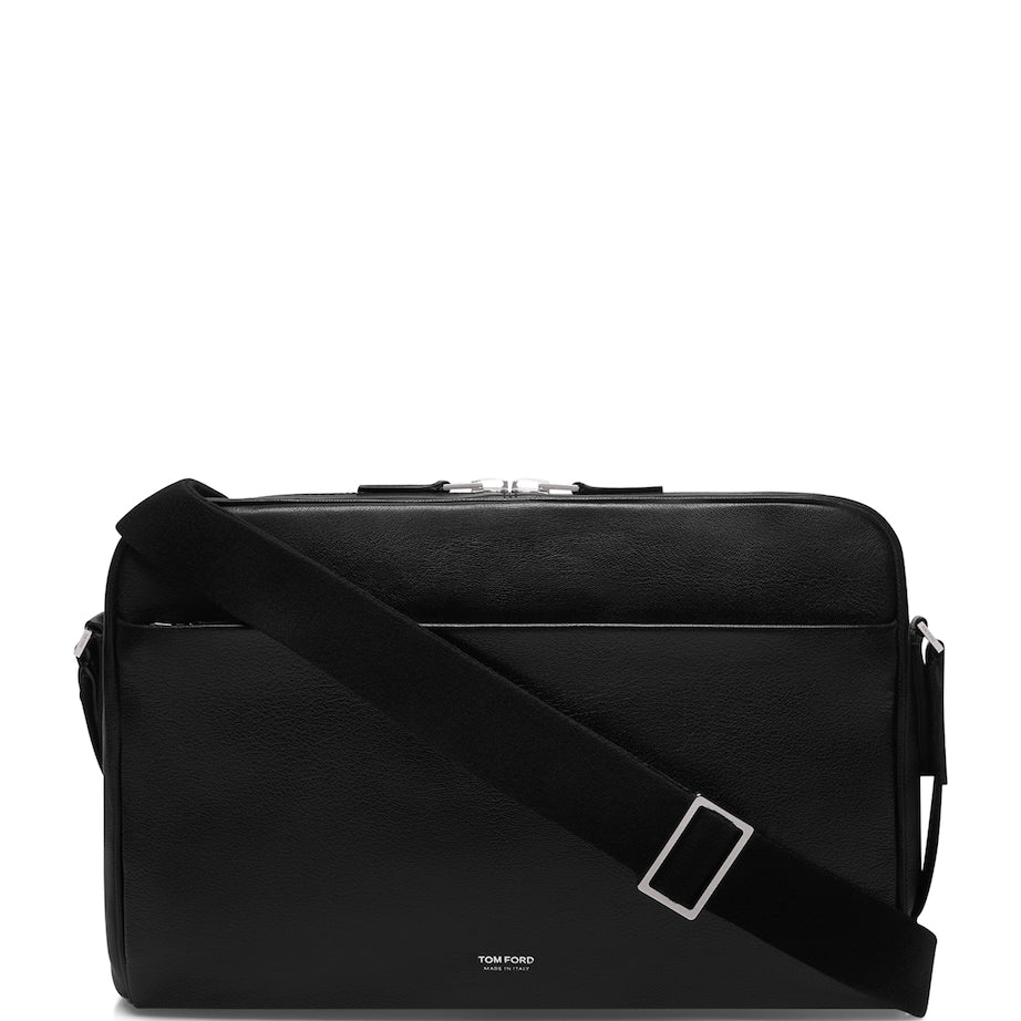 TOM FORD Leather Messenger Bag
