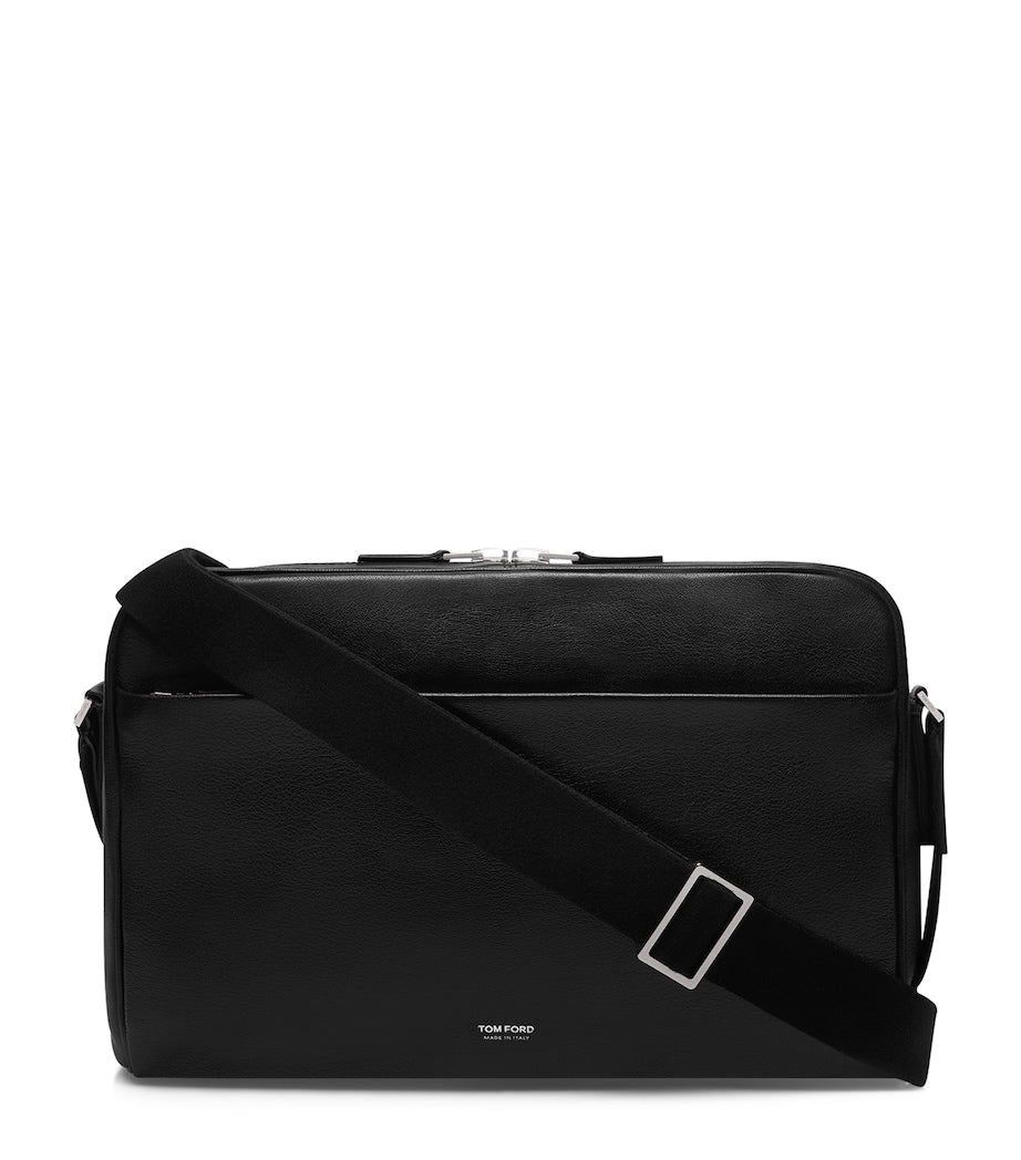 TOM FORD Leather Messenger Bag