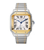 Yellow Gold and Stainless Steel Santos de Cartier Watch 35.1mm