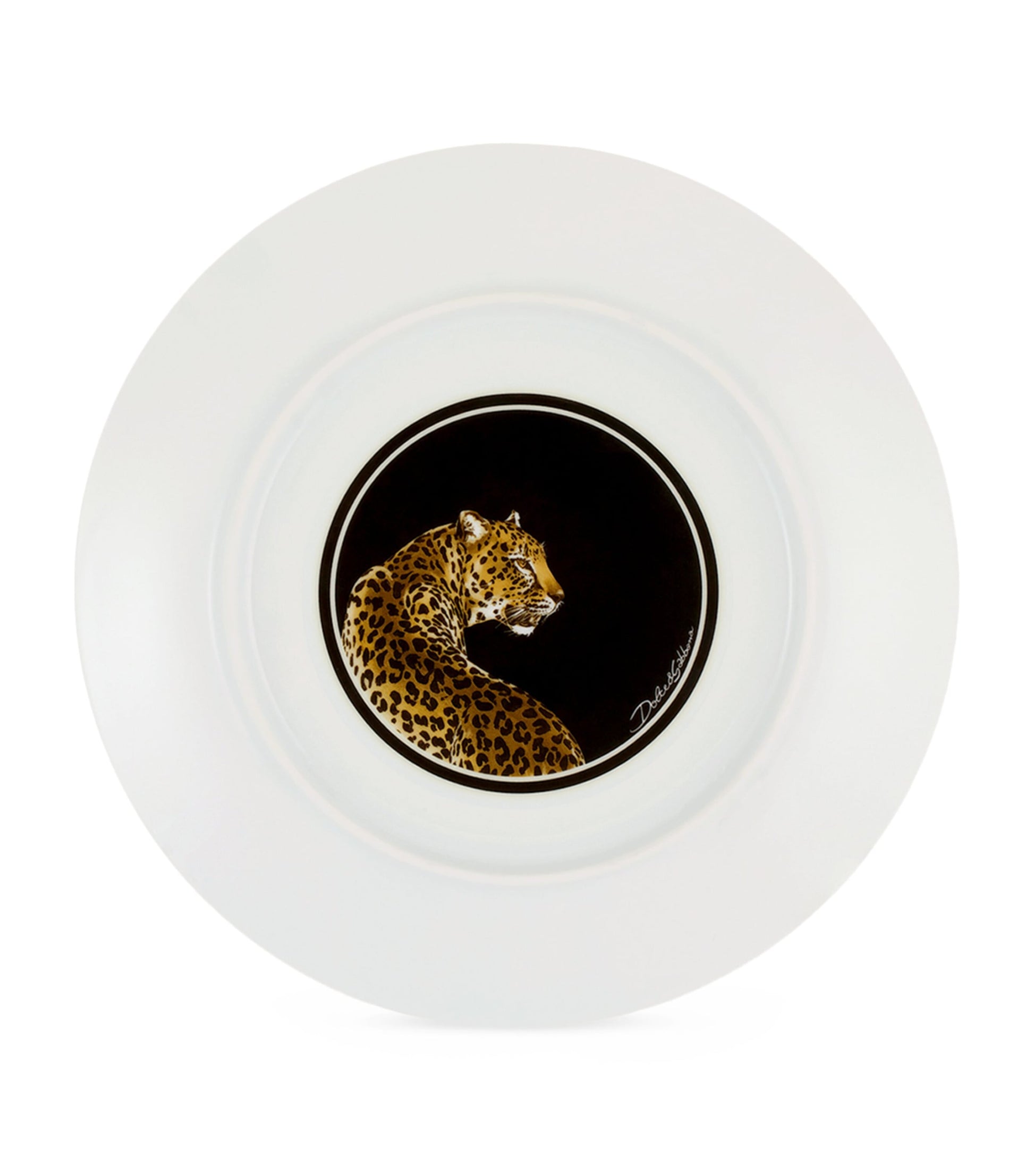 Dolce & Gabbana Casa Set of 2 Leopard Bread Plates (17cm)