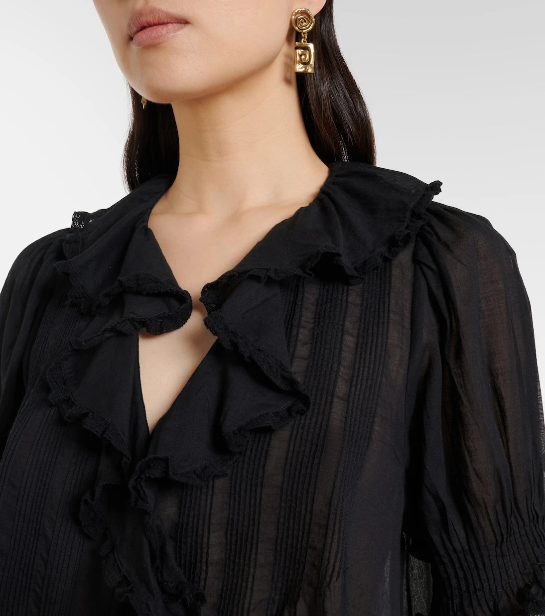 Dôen - Henri cotton voile top