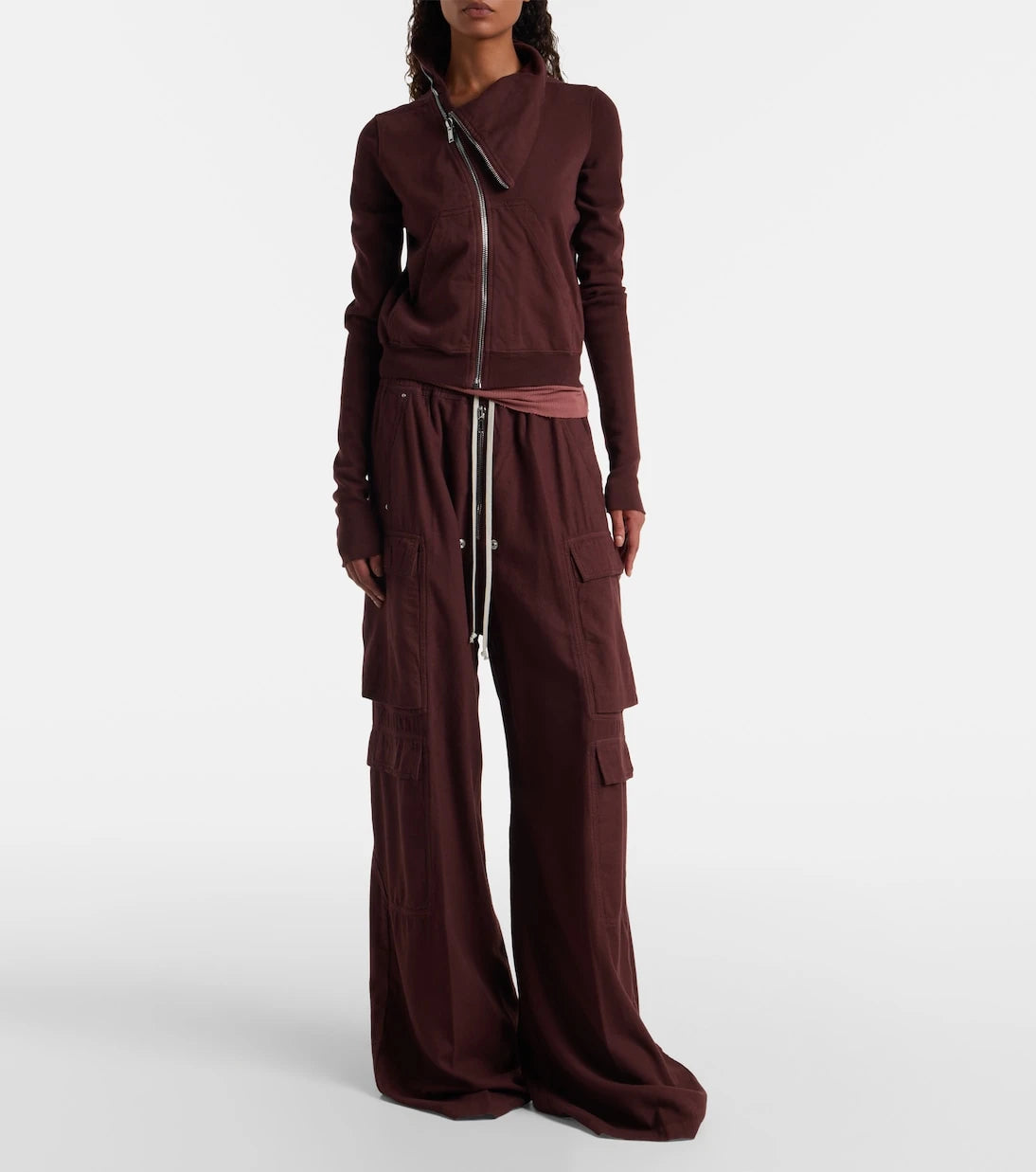 Rick Owens - DRKSHDW Jumbo Bela cotton flannel cargo pants