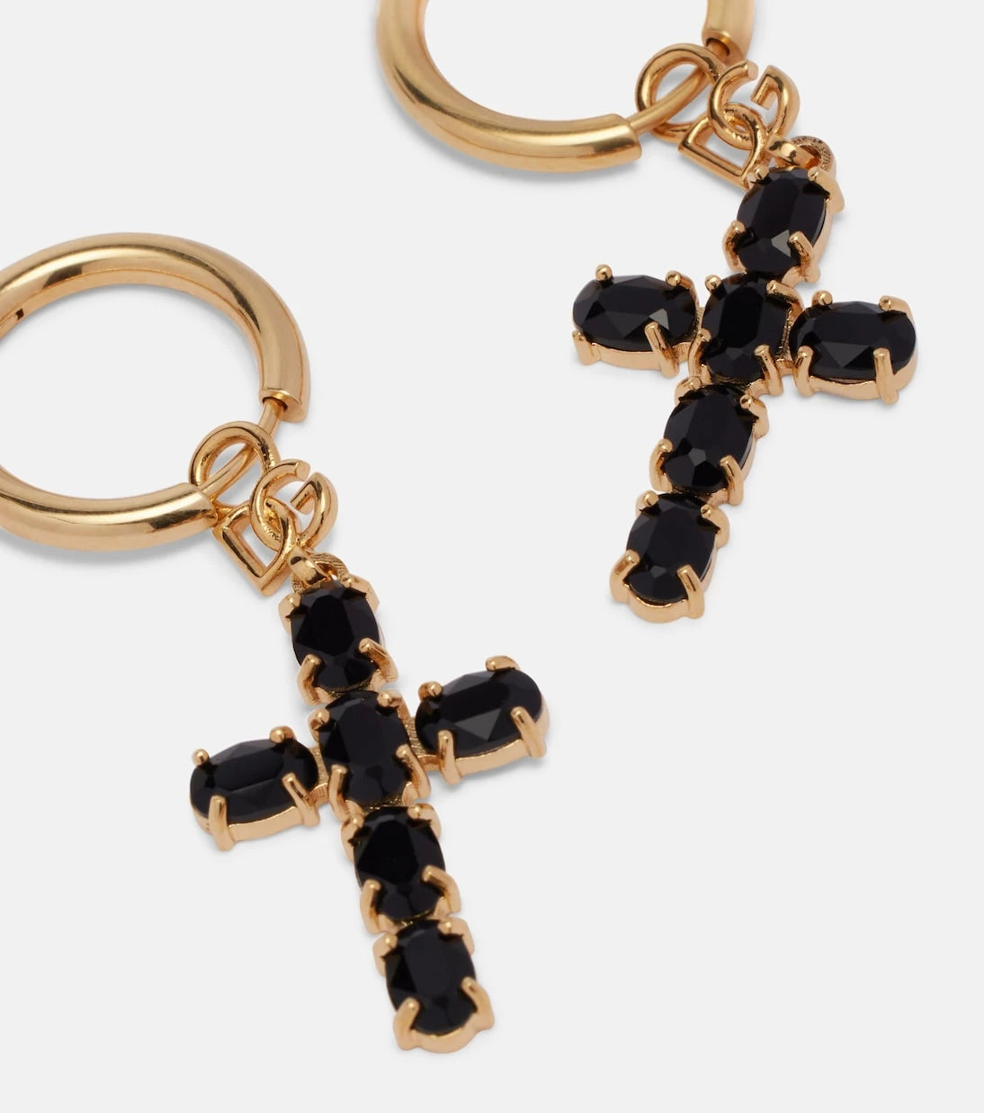 Dolce&Gabbana - Crystal-embellished drop earrings
