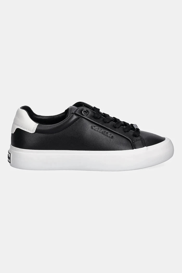 Кожени маратонки Calvin Klein LACE-UP SNEAKER LTH CK