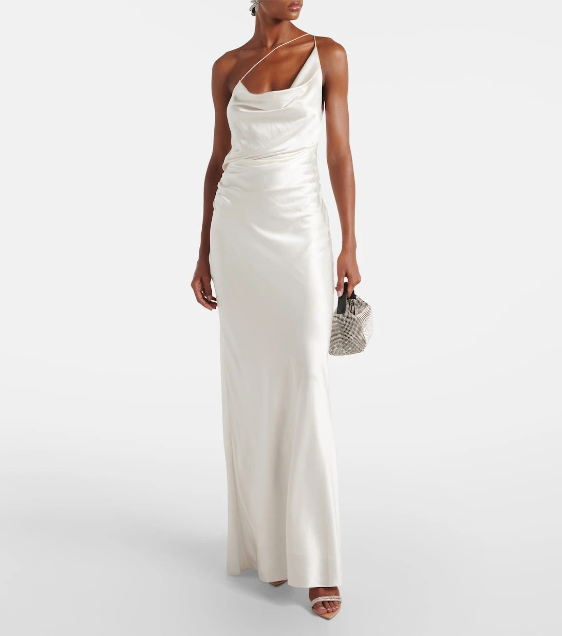 The Sei - One-shoulder silk satin gown