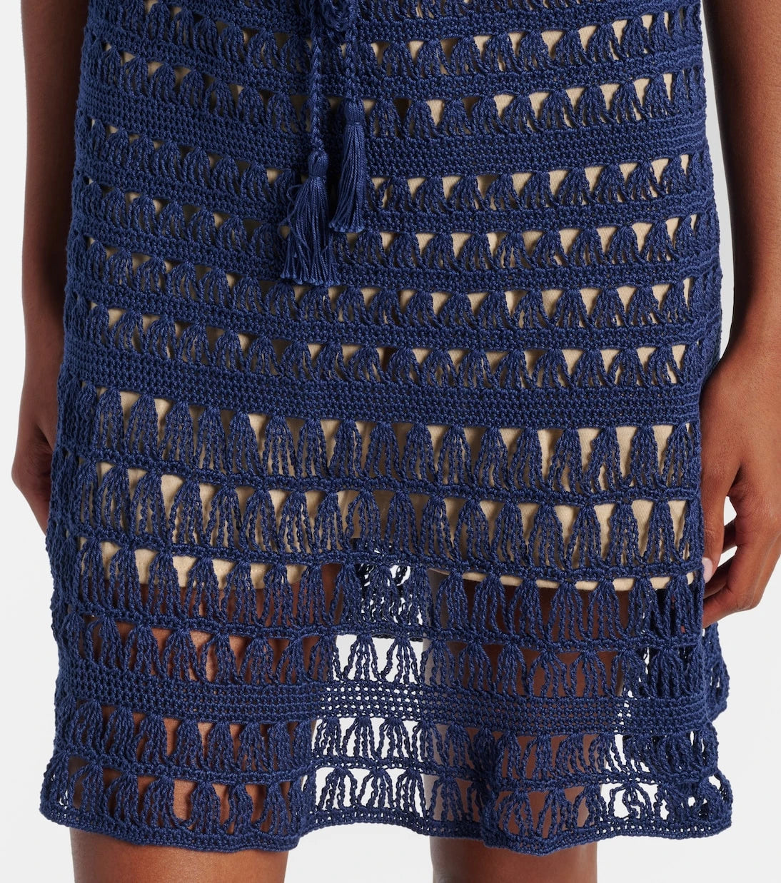 Anna Kosturova - Crocheted cotton minidress