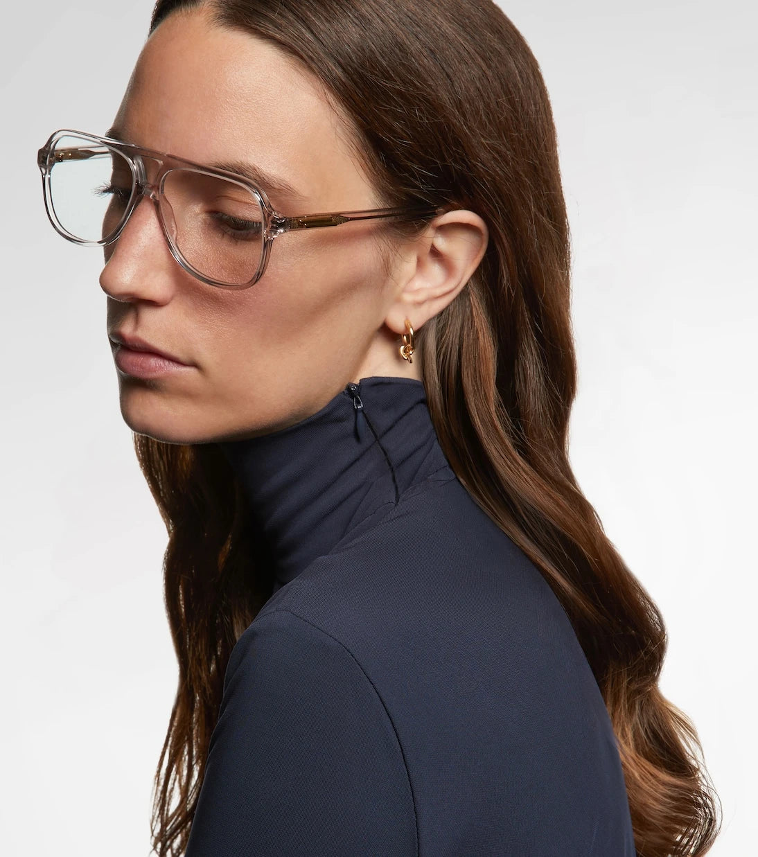 Bottega Veneta - Slim Ribbon aviator glasses