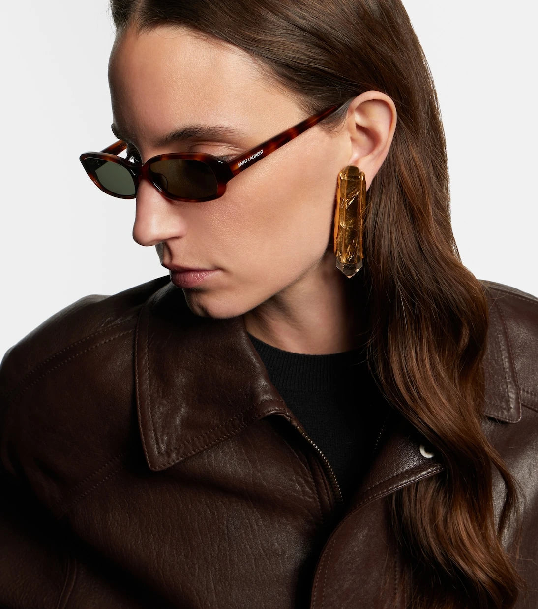 Saint Laurent - SL 872 Erin rectangular sunglasses
