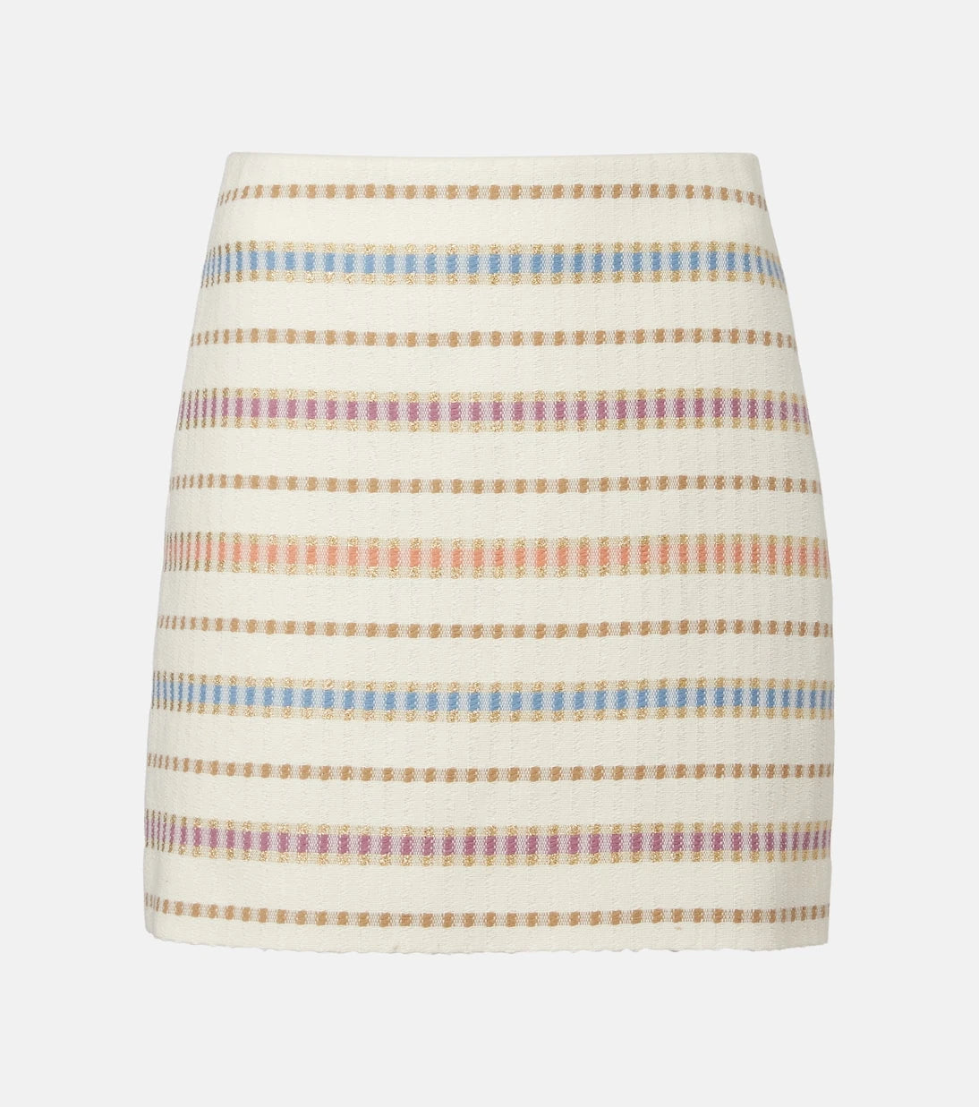 Veronica Beard - Ohemia cotton and wool-blend miniskirt