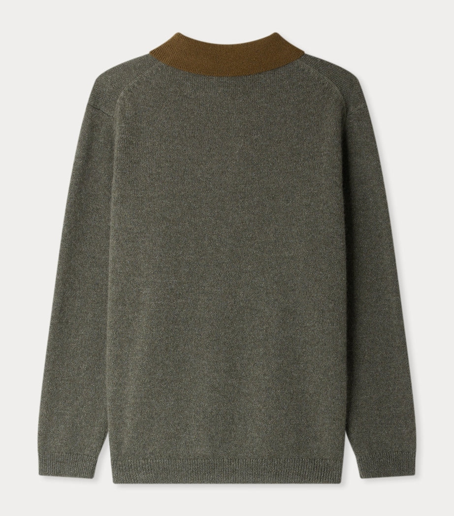 Cashmere Jameson Polo Sweater (10-14 Years)