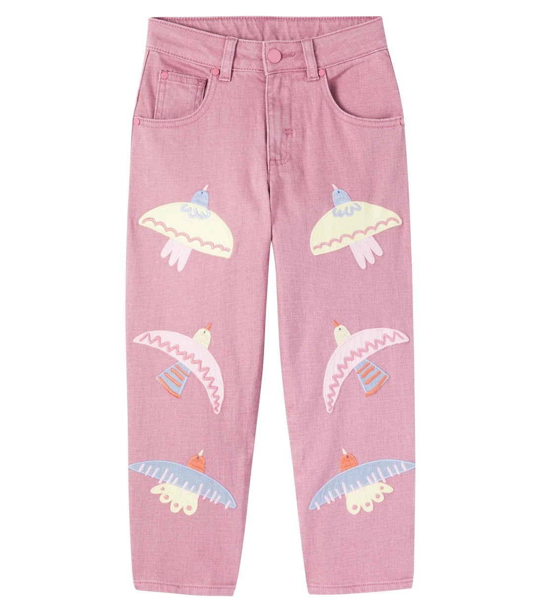 Stella McCartney Kids - Appliqué wide-leg jeans
