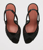 Mesh Kristina Slingback Sandals 105 BLACK