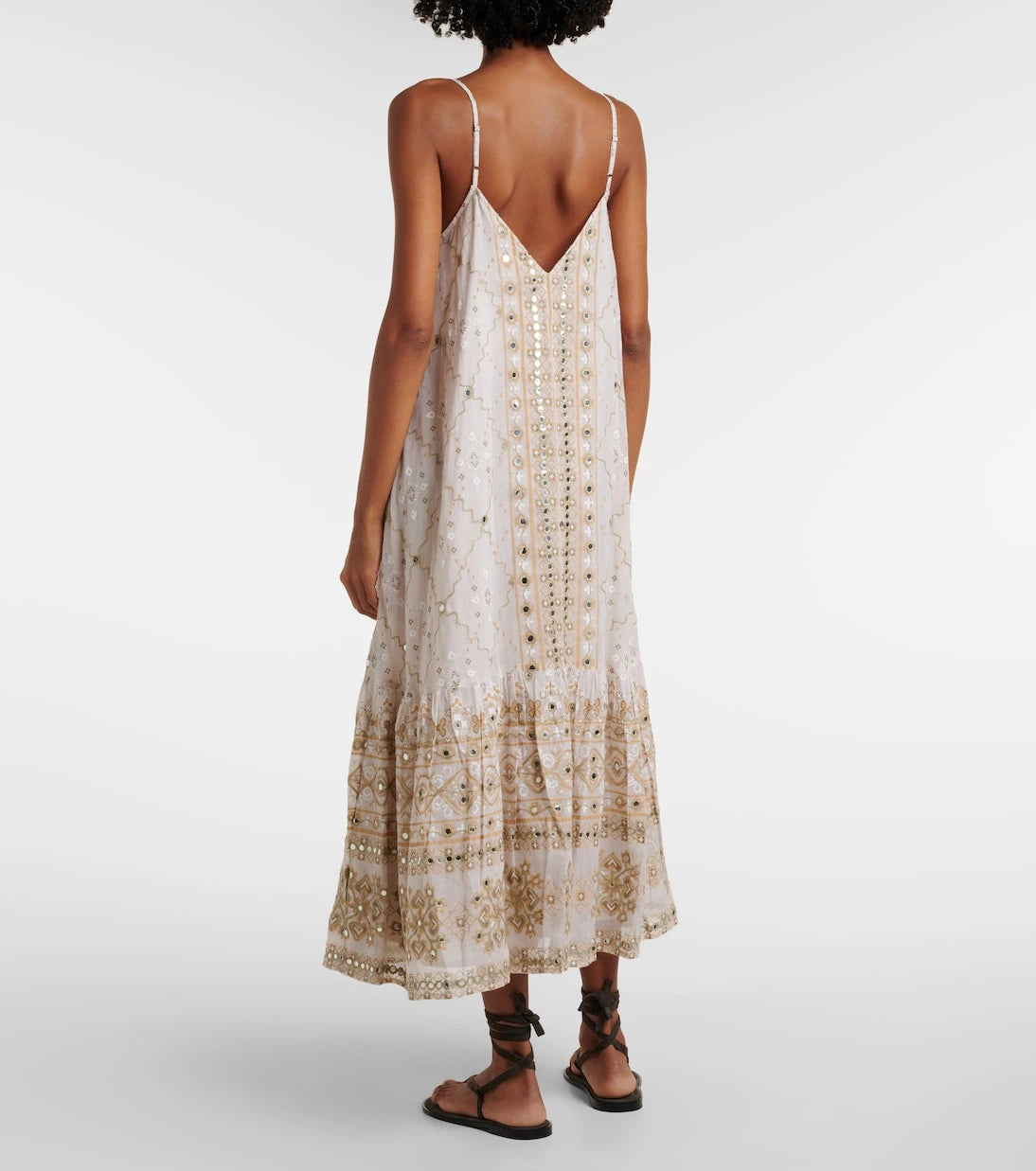 Juliet Dunn - Mosaic printed cotton midi dress