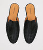 Woven Leather Suela Mules