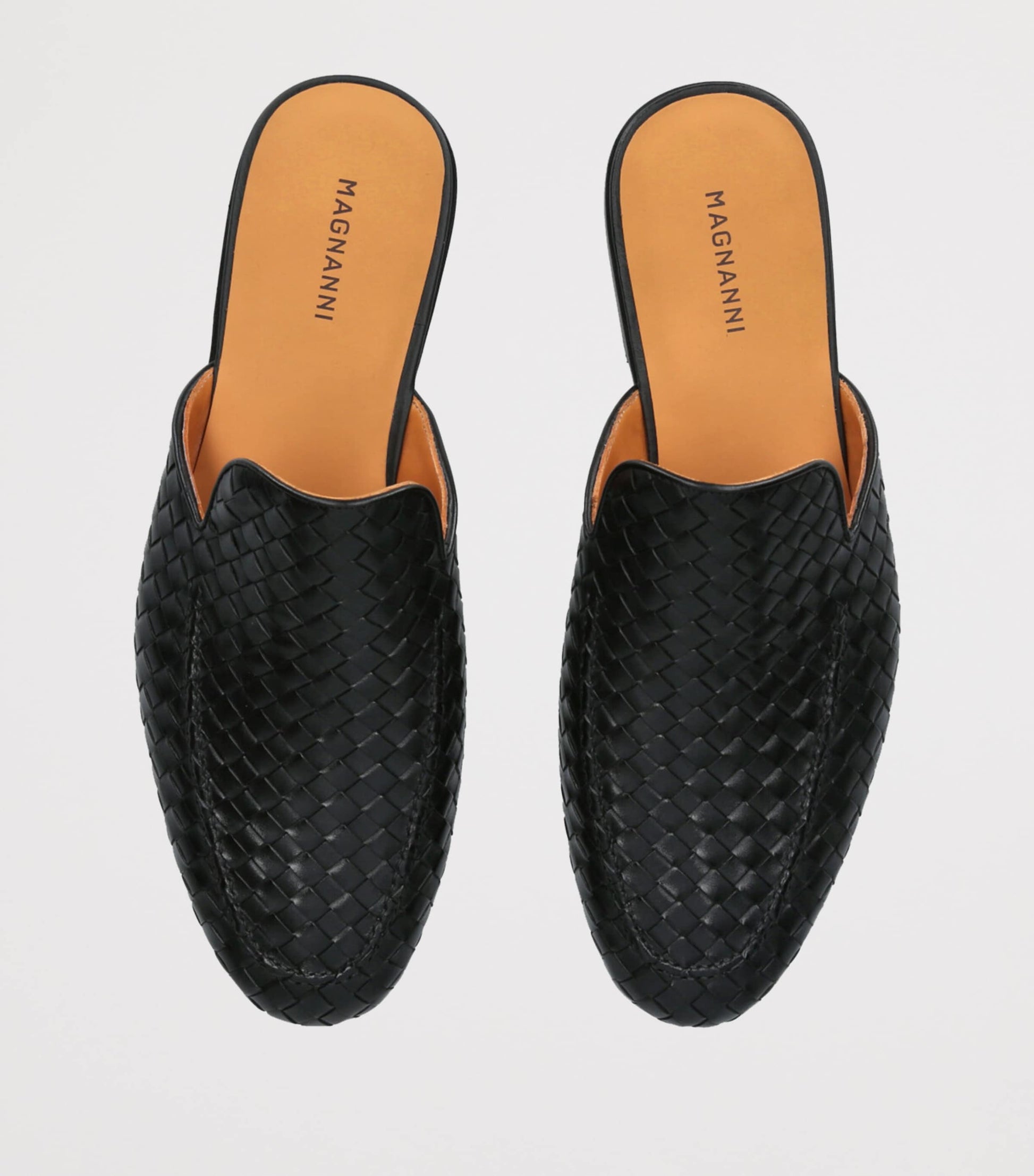 Woven Leather Suela Mules