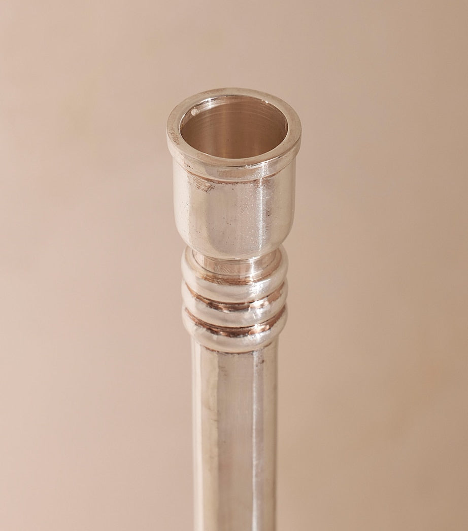 Soho Home Large Silver-Plated Stiden Candlestick (44cm)