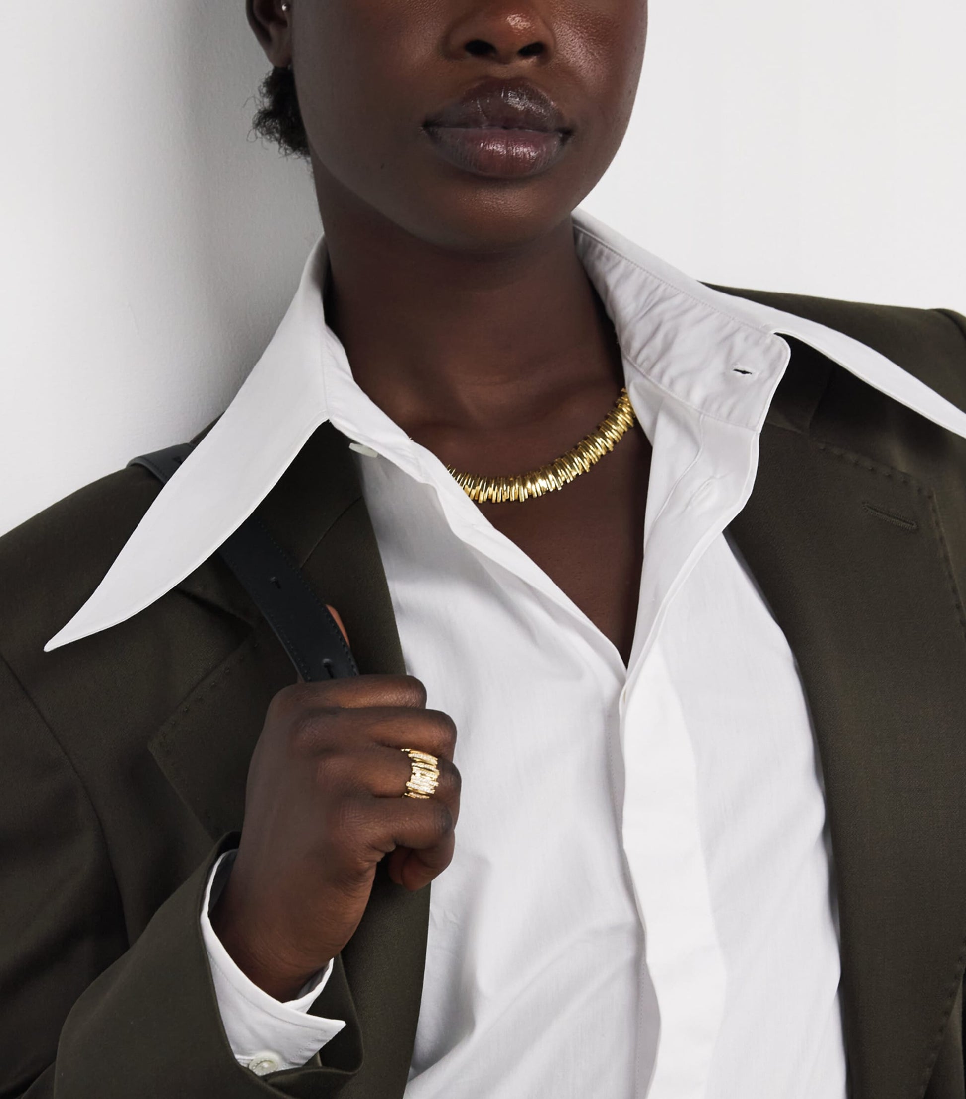 Suzanne Kalan Yellow Gold Golden Age Tennis Necklace