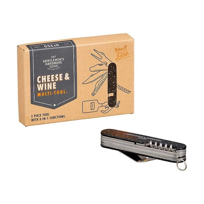 Gentelmen's Hardware Cheese and Wine Tool Çok Fonksiyonlu Alet