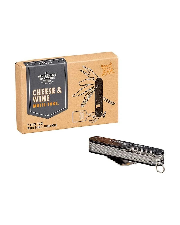 Gentelmen's Hardware Cheese and Wine Tool Çok Fonksiyonlu Alet