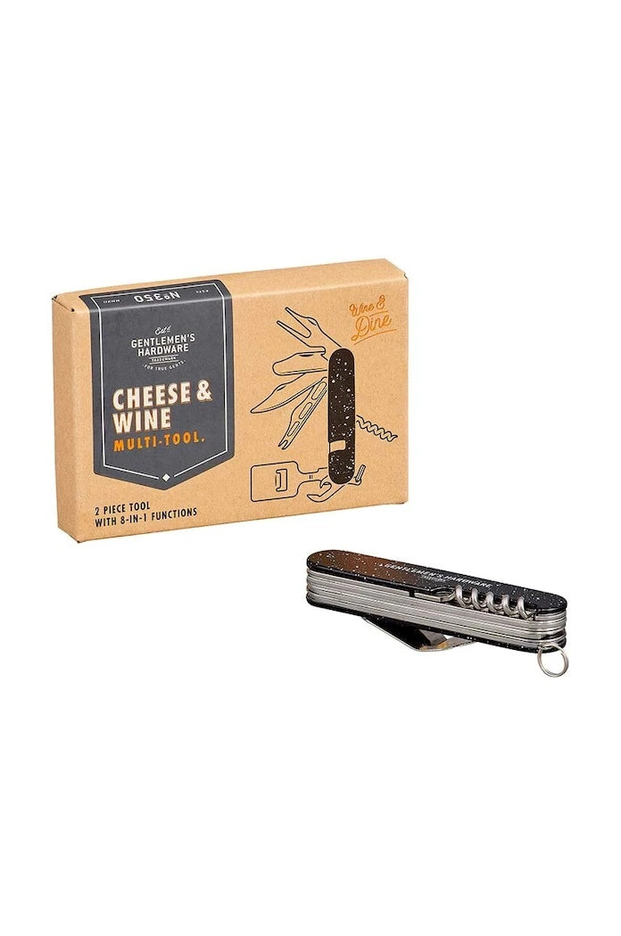 Gentelmen's Hardware Cheese and Wine Tool Çok Fonksiyonlu Alet