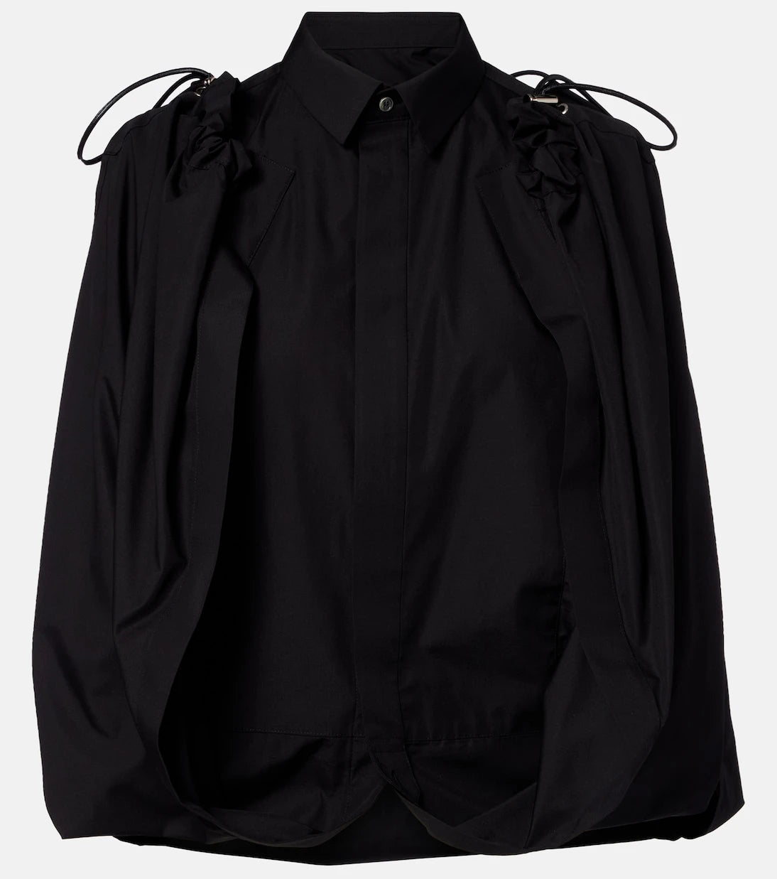 Sacai - Gathered shirt