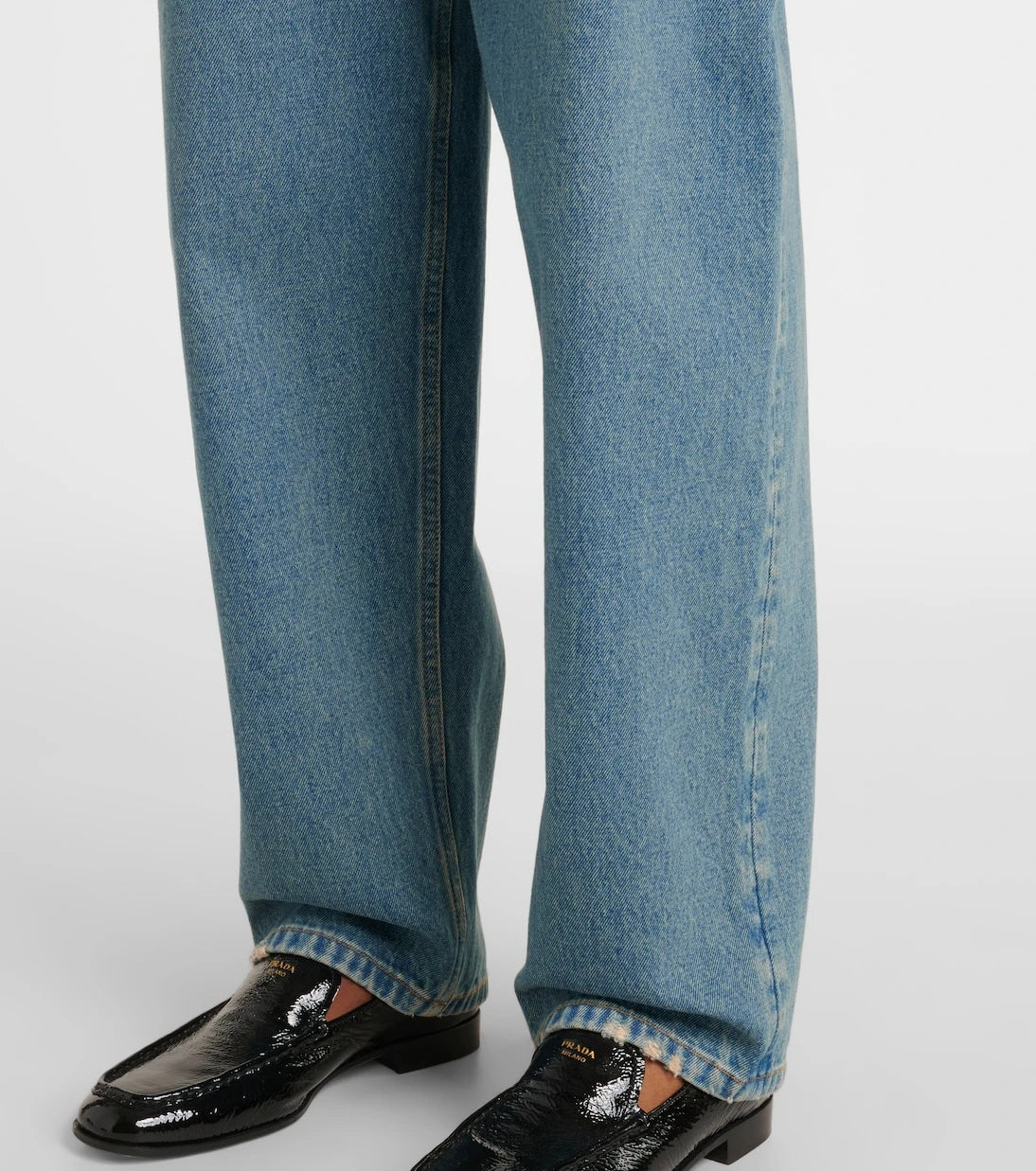 Prada - High-rise straight jeans