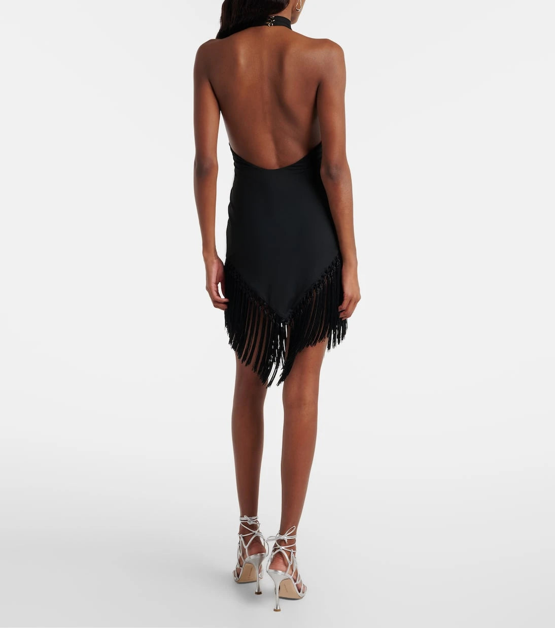 Taller Marmo - Ares fringed jersey minidress