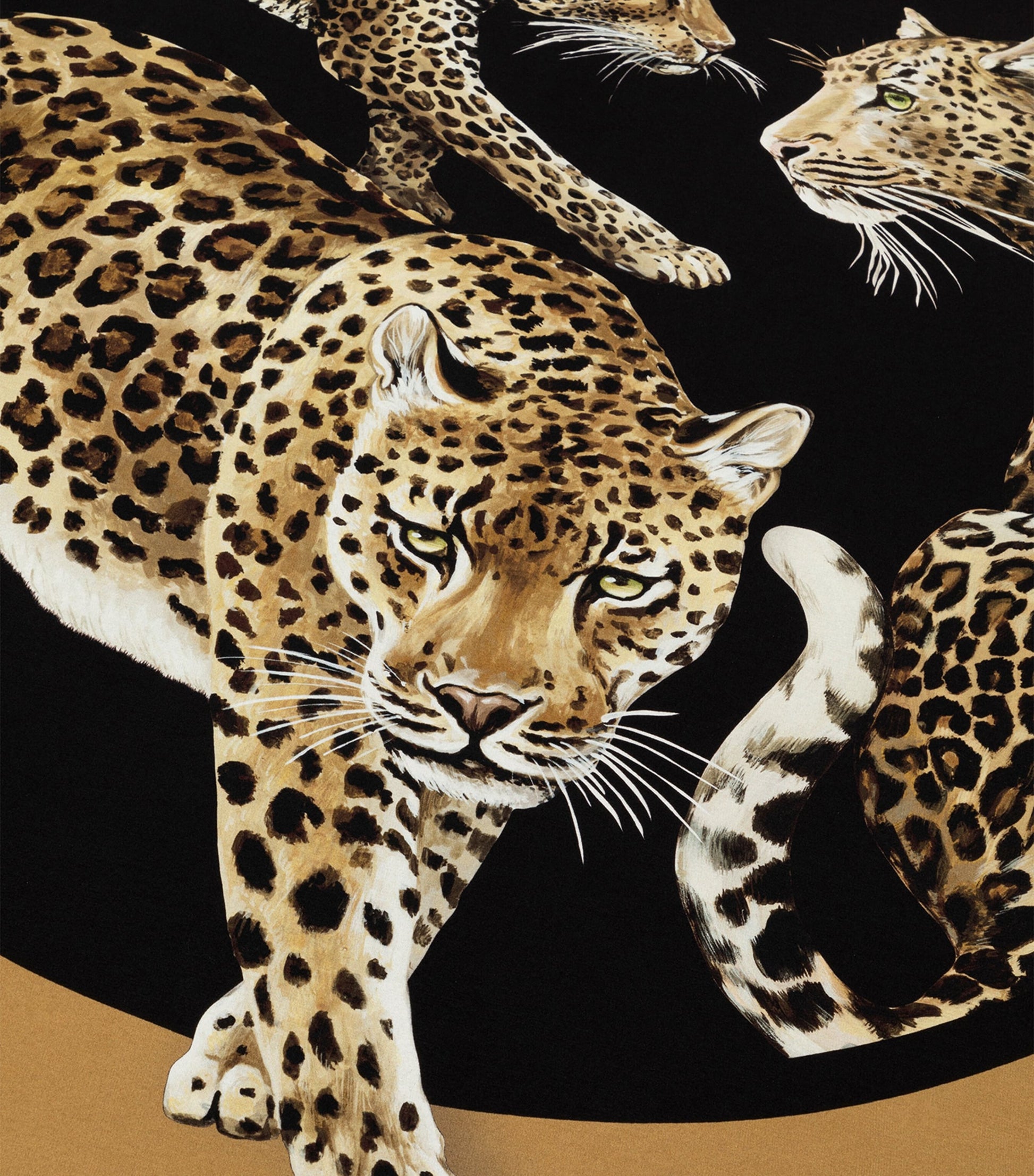 Dolce & Gabbana Casa Silk-Wool Leopard Throw (140cm x 180cm)