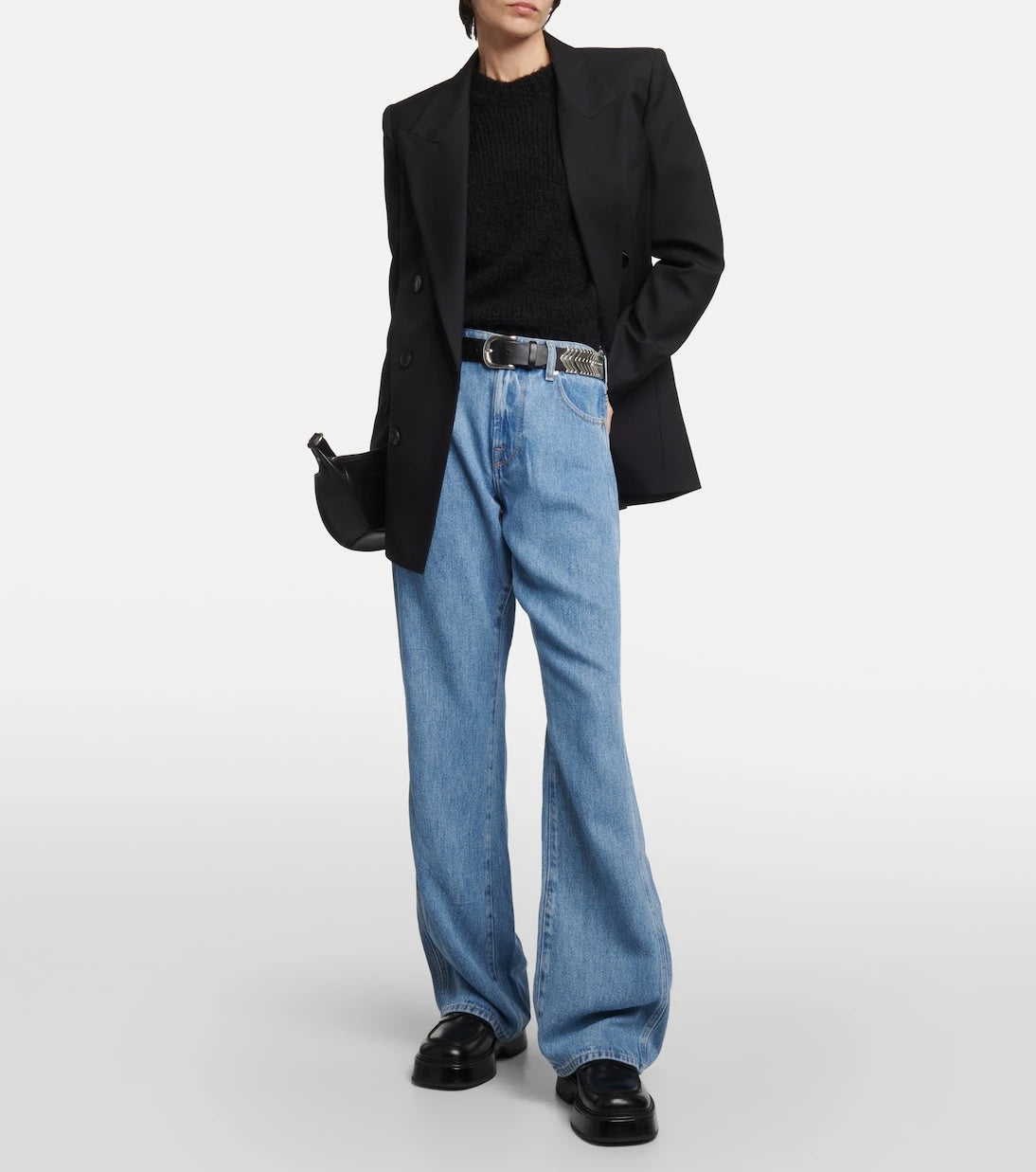 7 For All Mankind - Tess high-rise straight jeans