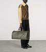 Leather Intrecciato Cabin Duffle Bag