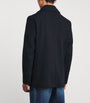 Wool-Blend Melton Peacoat NAVY