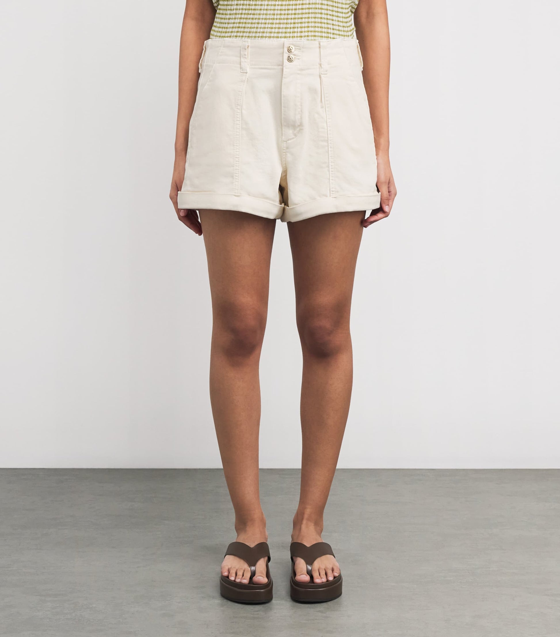 White Brooklyn Shorts