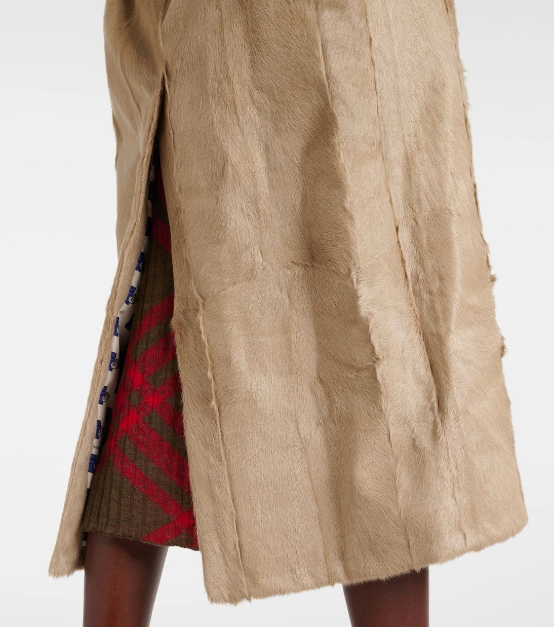 Burberry - Shearling trench coat