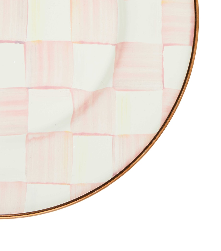 MacKenzie-Childs Rosy Check Dessert Plate (20cm)