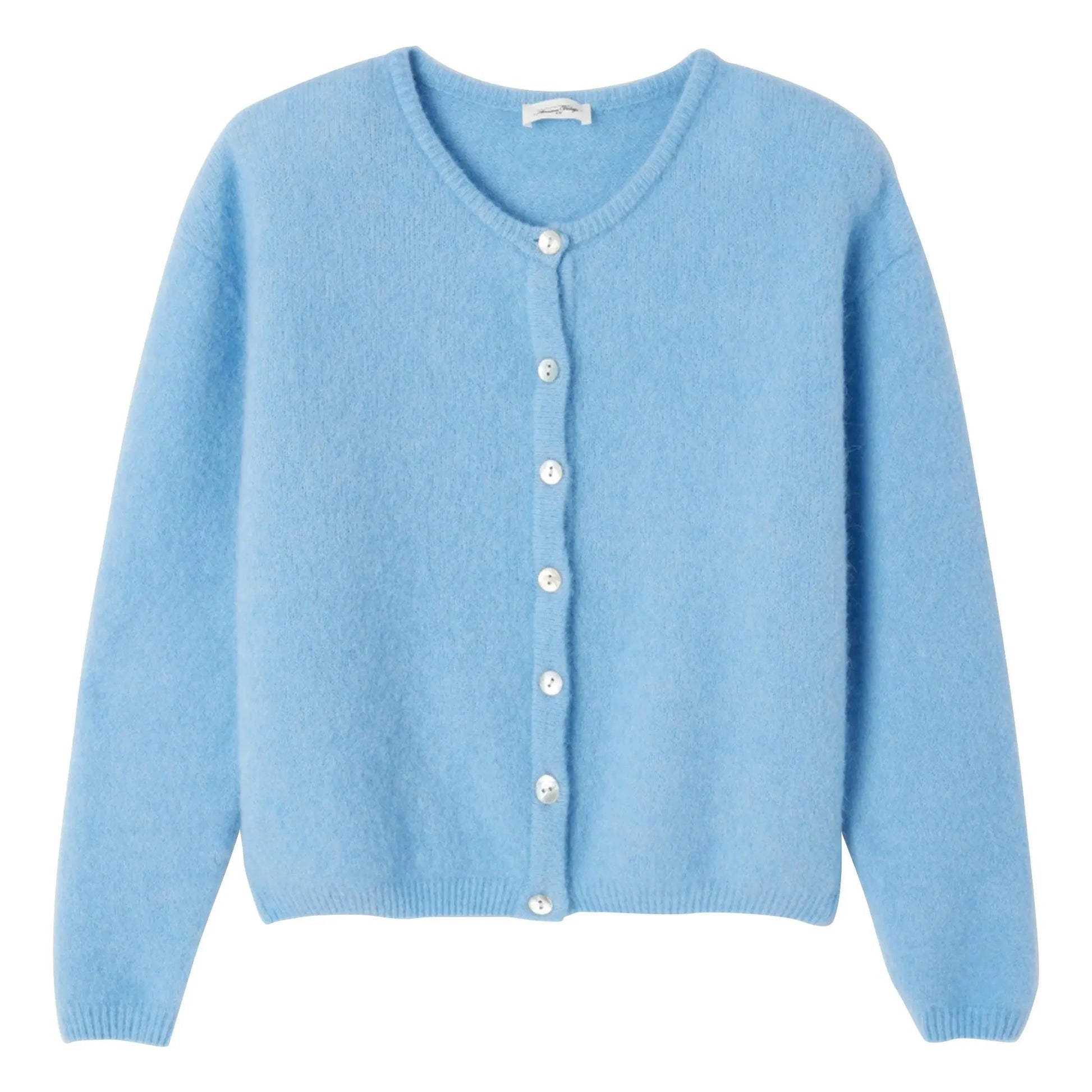 American Vintage - Vitow Alpaca and Wool Vest | Light blue