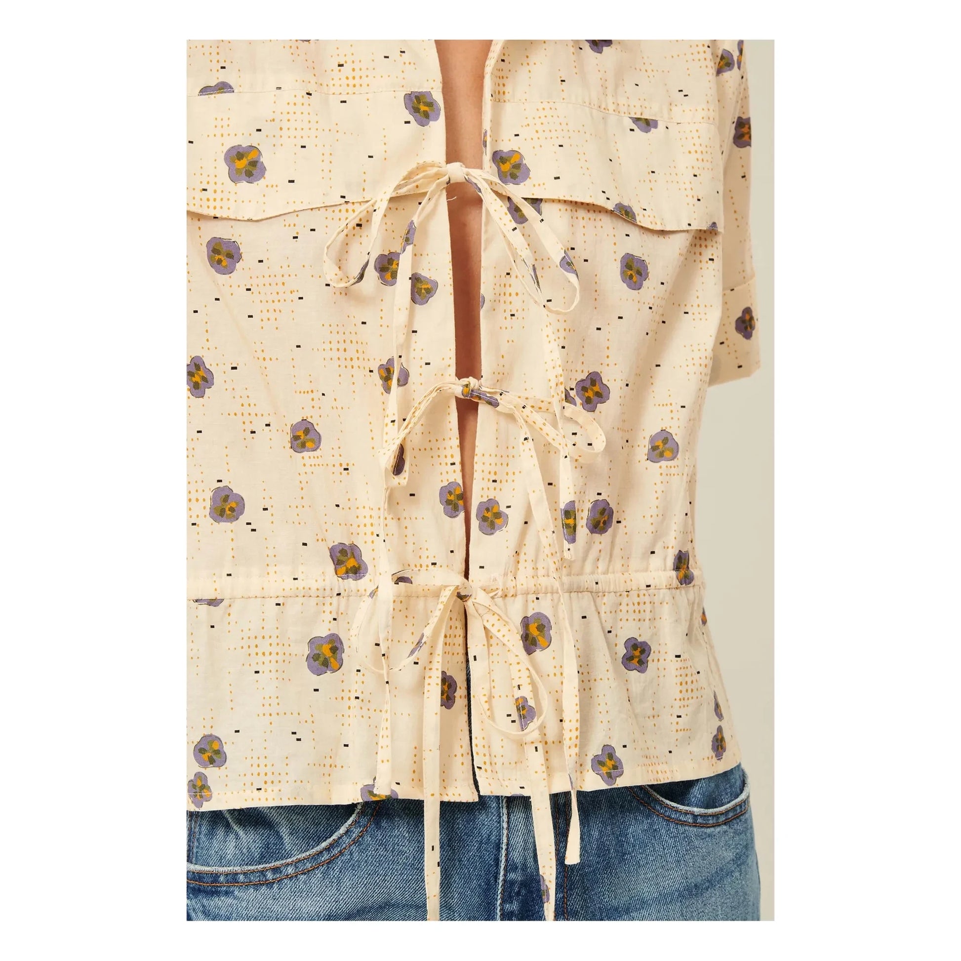 Sessùn - Chiavari cotton blouse | Cream