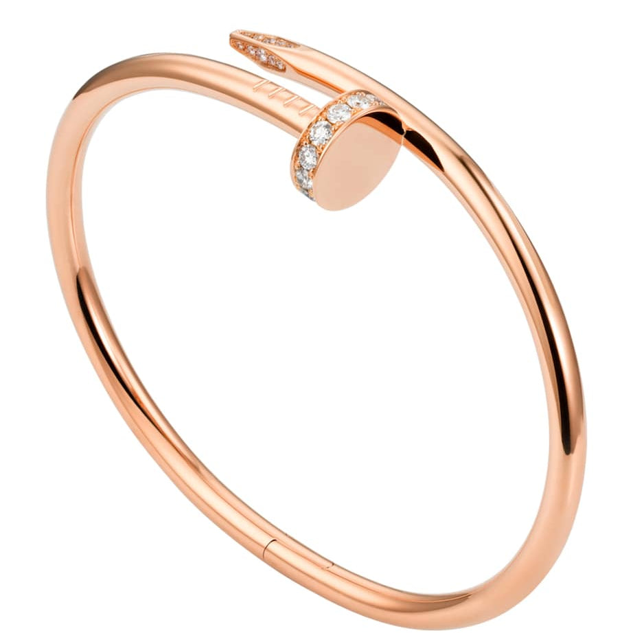 Rose Gold and Diamond Juste un Clou Bracelet
