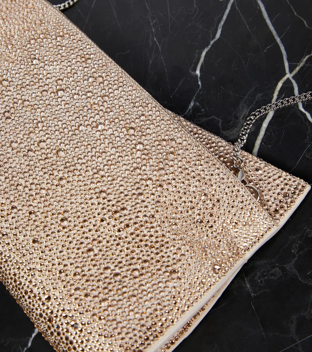 Christian Louboutin - Loubitwist Small embellished clutch