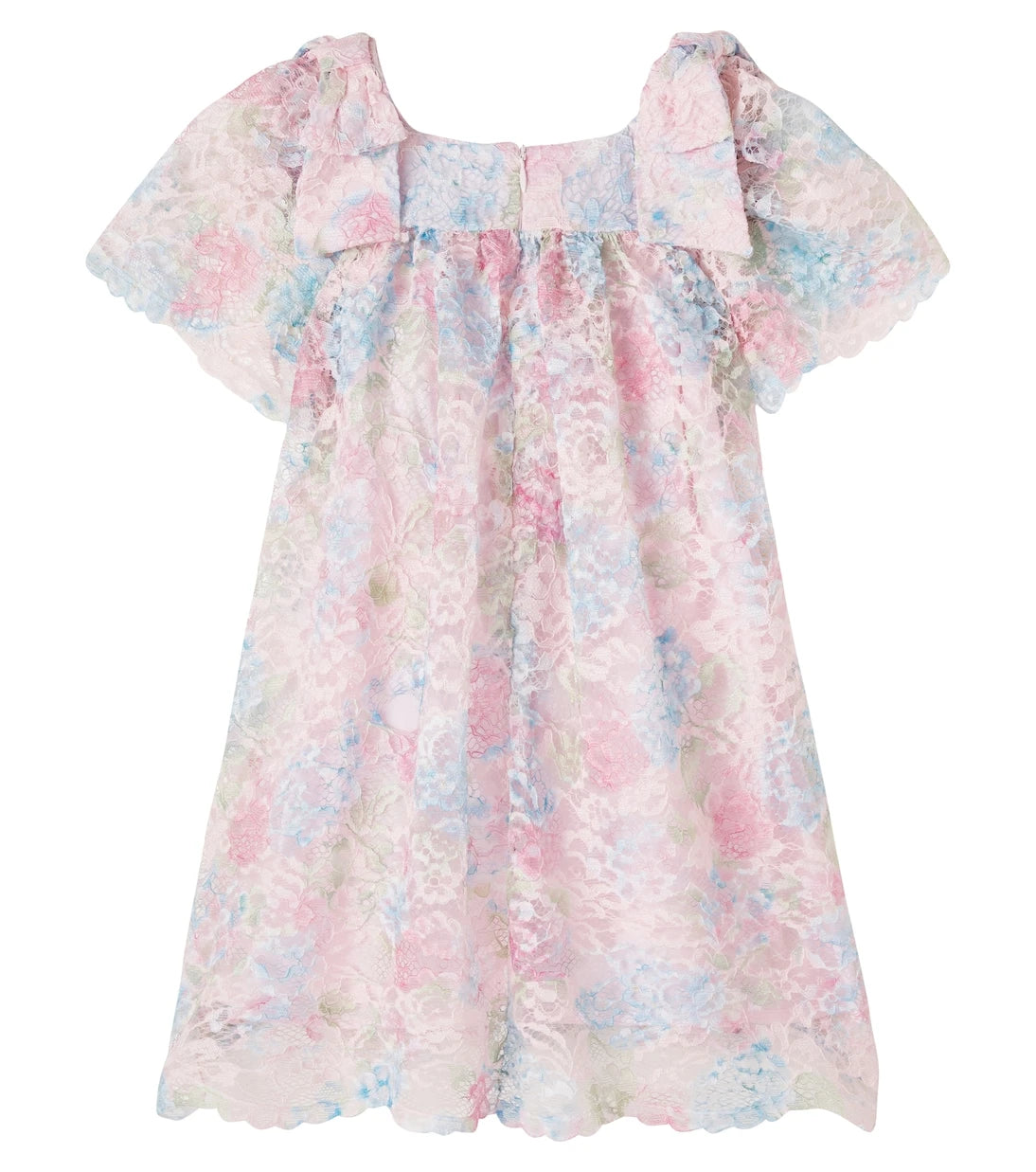 Patachou - Bow-detail lace dress