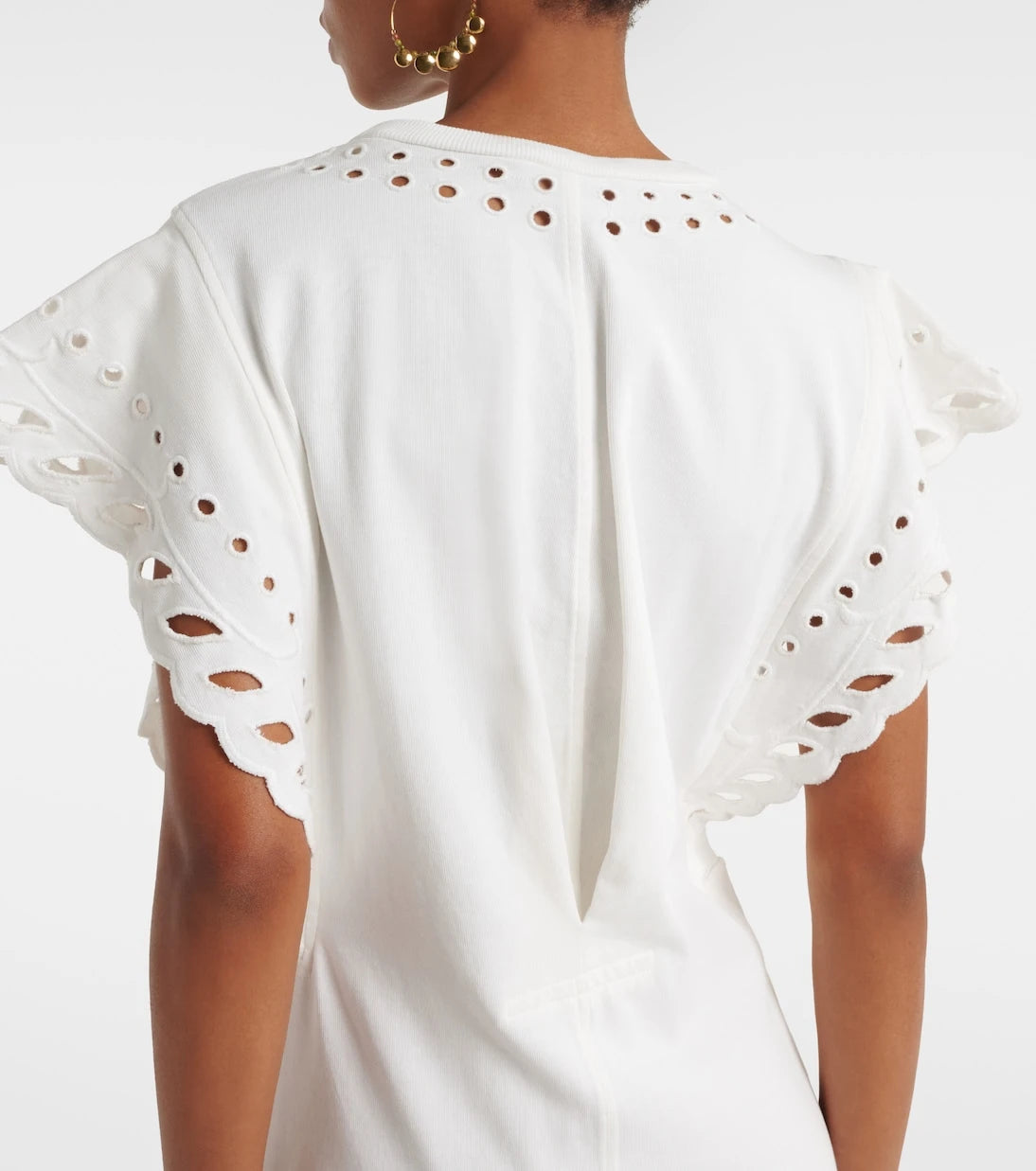 Marant Etoile - Orlane embroidered cotton minidress