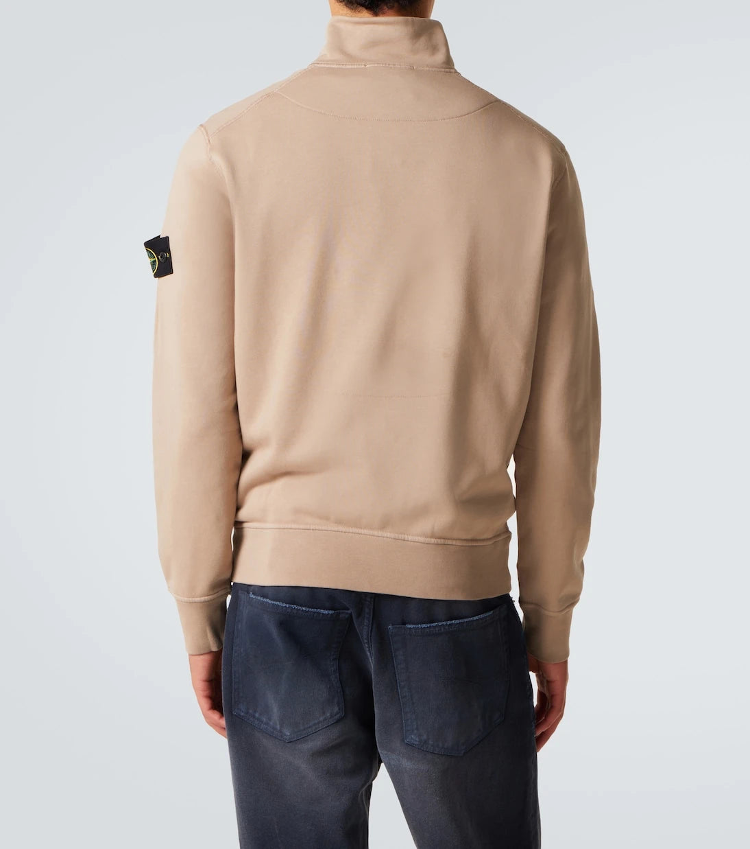 Stone Island - Compass pamuklu fermuarlı sweatshirt