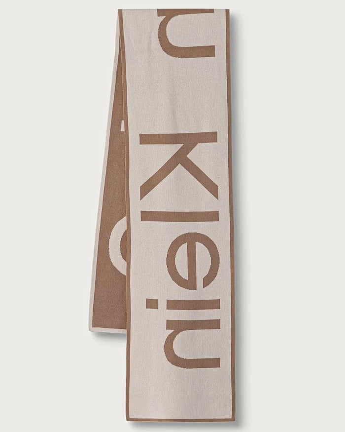 Calvin Klein pamuklu kadın şal