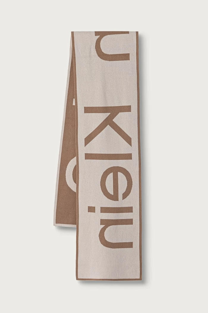 Calvin Klein pamuklu kadın şal
