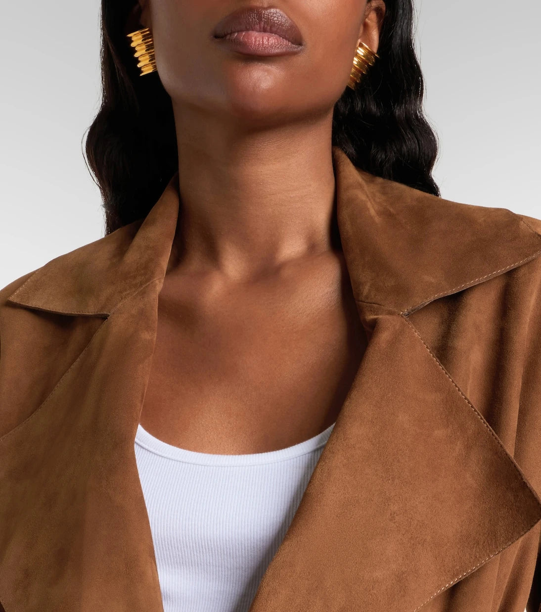 Nour Hammour - Kerry suede coat