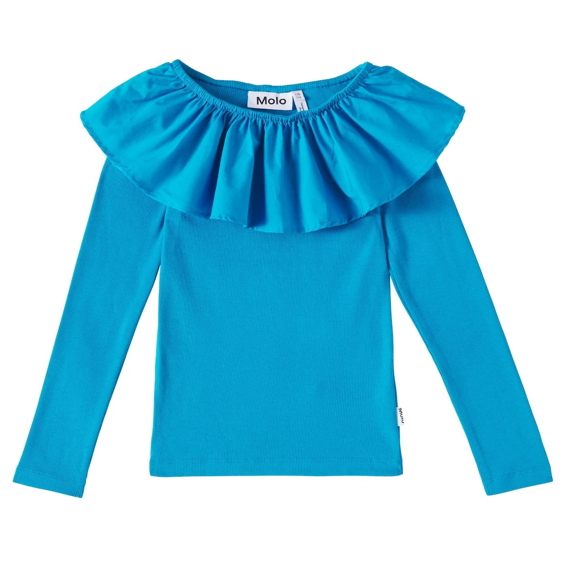 Molo - Renate ruffled cotton-blend top