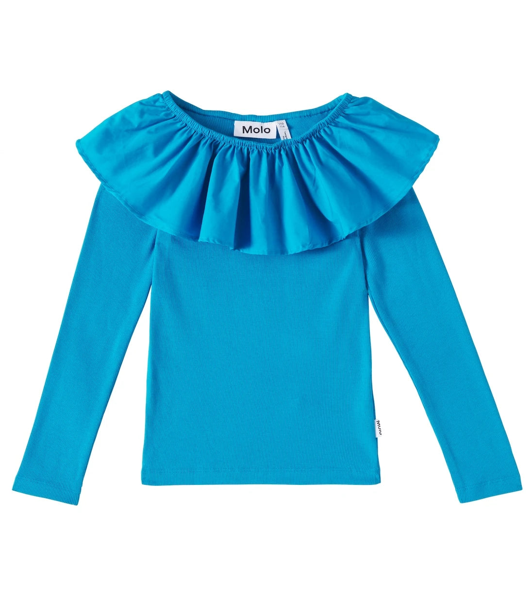 Molo - Renate ruffled cotton-blend top