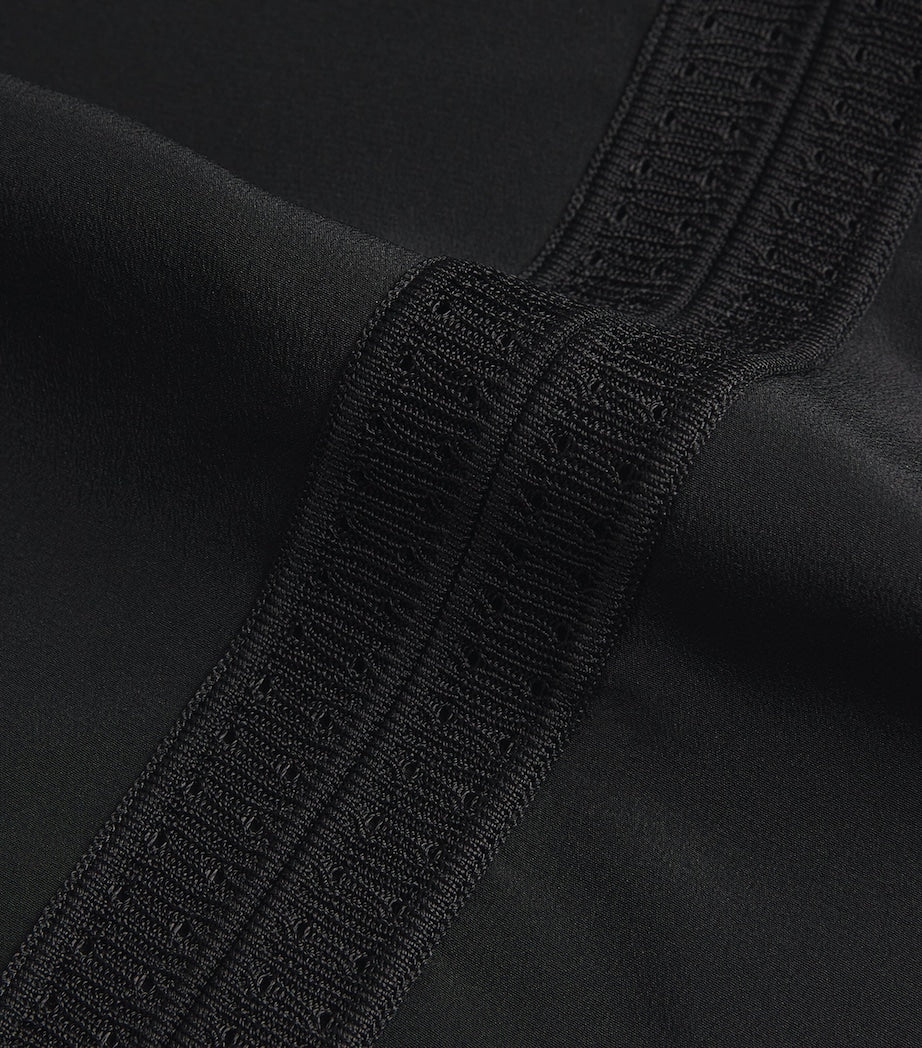 Joseph Black Crepe de Soie Silk Louis Blouse